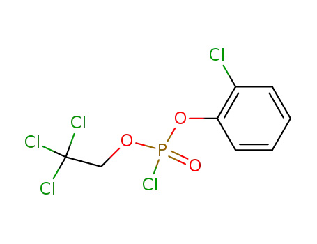 2-Chlorophenyl 2,2,2-trichloroethyl chlorophosphate