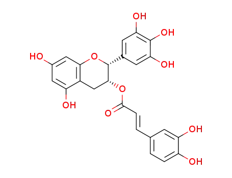(2R,3R)-5,7-dihydroxy-2-(3,4,5-trihydroxyphenyl)chroman-3-yl (E)-3-(3,4-dihydroxyphenyl)acrylate