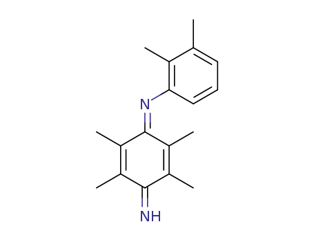 Molecular Structure of 861319-17-7 (tetramethyl-[1,4]benzoquinone-(2,3-dimethyl-phenylimine)-imine)