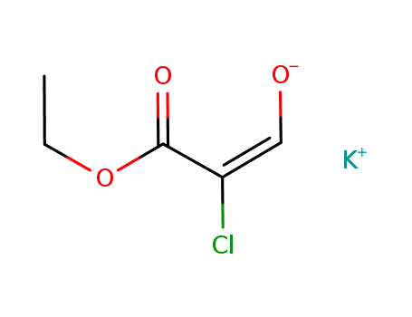 potassium (1E)-2-chioro-3-ethoxy-3-oxoprop-1-en-1-olate