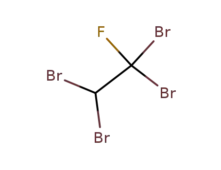 Molecular Structure of 306-80-9 (1,1,2,2-tetrabromo-1-fluoro-ethane)