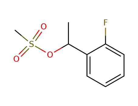 Molecular Structure of 159298-91-6 ((2-fluorophenyl)-ethyl methanesulfonate)