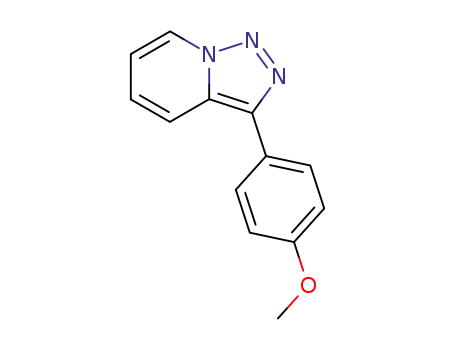 Molecular Structure of 78539-92-1 (3-(4-methoxyphenyl)-[l,2,3]triazolo[1,5-a]pyridine)