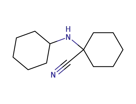 Molecular Structure of 6623-11-6 (1-(Cyclohexylamino)cyclohexanecarbonitrile)
