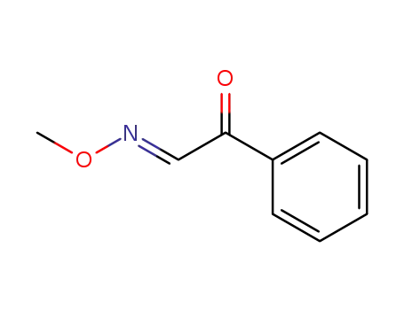 Molecular Structure of 75735-33-0 ((E)-2-oxo-2-phenylacetaldehyde O-methyl oxime)