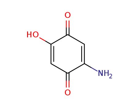 Molecular Structure of 775347-31-4 (2-amino-5-hydroxy-[1,4]benzoquinone)
