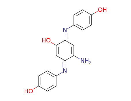 N,N'-bis-(p.hyroxyphenyl)-2-hydroxy-5-amino-1,4-benzoquinone