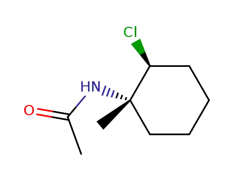 Molecular Structure of 78162-71-7 (N-(2-chloro-1-methylcyclohexyl)acetamide)
