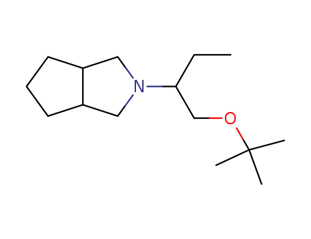 Molecular Structure of 118989-00-7 (N-(1'-tert-butoxy-2'-butyl)-3-aza<3,3,0>bicyclooctane)