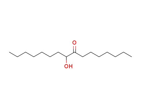 Molecular Structure of 4444-11-5 (9-hydroxyhexadecan-8-one)