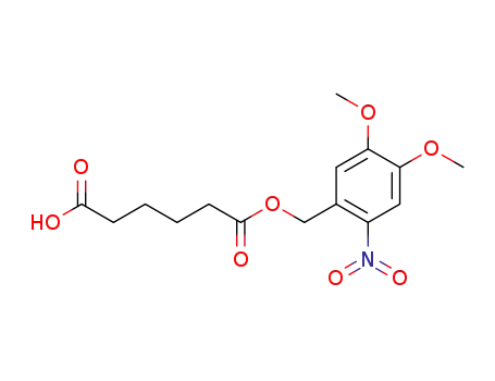 Molecular Structure of 457612-06-5 (adipic acid mono(4,5-dimethoxy-2-nitrobenzyl) ester)