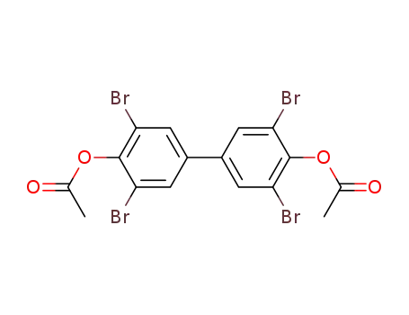 Molecular Structure of 574706-24-4 (4,4'-diacetoxy-3,5,3',5'-tetrabromo-biphenyl)