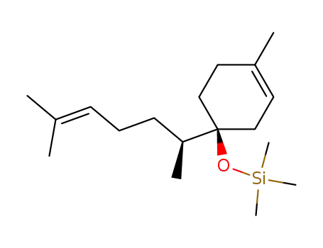 Molecular Structure of 105987-39-1 ([(S)-1-((S)-1,5-Dimethyl-hex-4-enyl)-4-methyl-cyclohex-3-enyloxy]-trimethyl-silane)