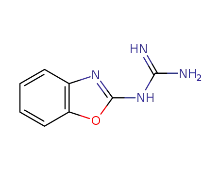 Molecular Structure of 39123-82-5 (N-BENZOOXAZOL-2-YL-GUANIDINE)