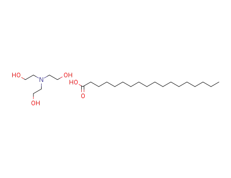 Molecular Structure of 4568-28-9 (TRIETHANOLAMINE STEARATE)