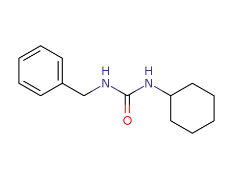 Molecular Structure of 25855-24-7 (Urea, N-cyclohexyl-N'-(phenylmethyl)-)