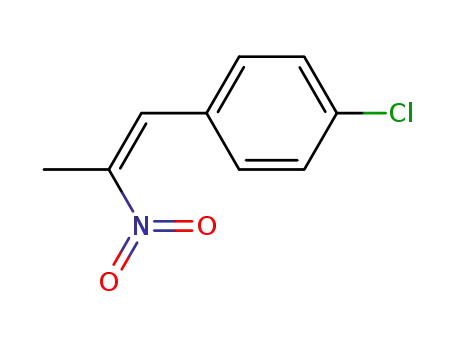 Molecular Structure of 1163136-86-4 (1-chloro-4-(2-nitro-1(Z)-propenyl)benzene)