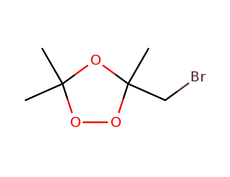 Molecular Structure of 98838-20-1 (3,3,5-trimethyl-5-bromomethyl-1,2,4-trioxolane)