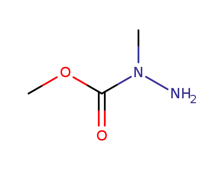 Molecular Structure of 20628-41-5 (hydrazinecarboxylic acid, 1-methyl-, methyl ester)