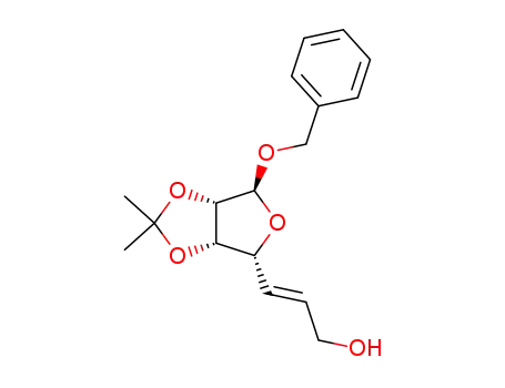 benzyl (E)-5,6-dideoxy-2,3-O-isopropylidene-α-D-lyxo-hept-5-enofuranoside