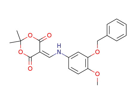 5-({[3-(benzyloxy)-4-methoxyphenyl]amino}methylene)-2,2-dimethyl-1,3-dioxane-4,6-dione