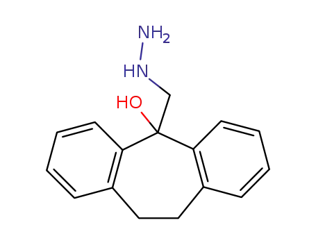 Molecular Structure of 30090-45-0 (5-hydrazinomethyl-10,11-dihydro-5H-dibenzo[a,d]cyclohepten-5-ol)