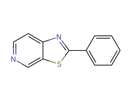 Molecular Structure of 52334-38-0 (2-PHENYL-THIAZOLO[5,4-C]PYRIDINE)