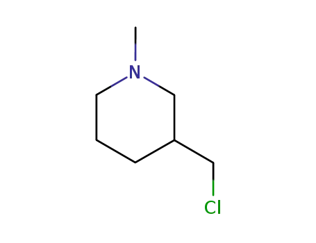 Molecular Structure of 52694-50-5 (3-(chloromethyl)-1-methylpiperidine)