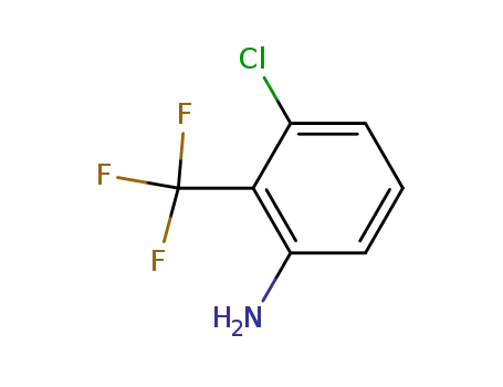 Molecular Structure of 432-21-3 (2-Amino-6-chlorobenzotrifluoride)
