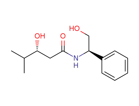 Molecular Structure of 87319-84-4 ((1'R,3R)-3-Hydroxy-N-(2-hydroxy-1-phenylethyl)-4-methylpentanamid)