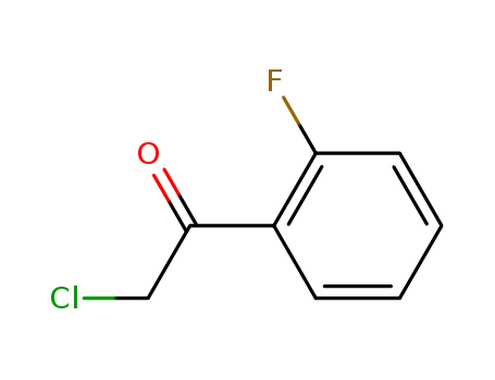Molecular Structure of 53688-17-8 (Ethanone, 2-chloro-1-(2-fluorophenyl)- (9CI))