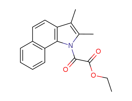 (2,3-Dimethyl-benzo[g]indol-1-yl)-oxo-acetic acid ethyl ester
