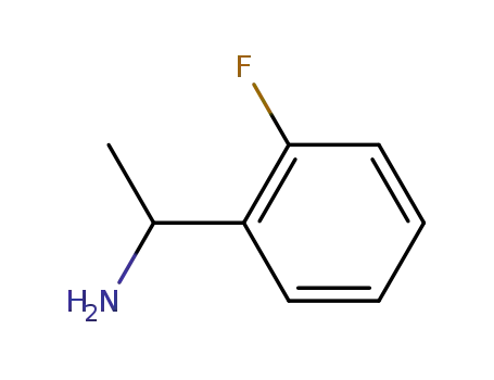 Molecular Structure of 74788-44-6 ((RS)-1-(2-FLUOROPHENYL)ETHYLAMINE)
