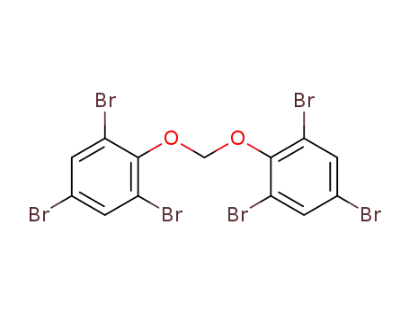 Molecular Structure of 52176-20-2 (1,1'-[methylenebis(oxy)]bis[2,4,6-tribromobenzene])