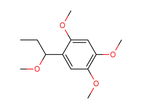Molecular Structure of 82645-86-1 (3-Methoxy-3-(2,4,5-trimethoxyphenyl)-propan)