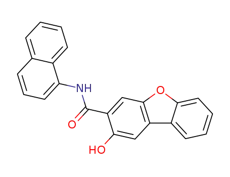 3-Dibenzofurancarboxamide, 2-hydroxy-N-1-naphthalenyl-