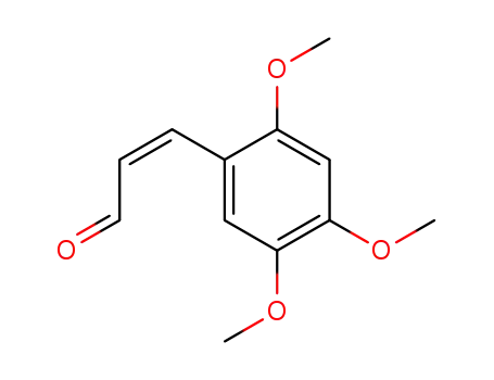Molecular Structure of 99217-07-9 ((Z)-3-(2,4,5-trimethoxyphenyl)acrylaldehyde)