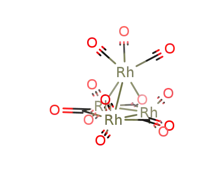 Molecular Structure of 494804-05-6 (dodecacarbonyltetrarhodium<sup>(0)</sup>)