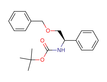 (2-benzyloxy-1-phenyl-ethyl)-carbamic acid <i>tert</i>-butyl ester