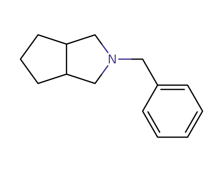 Molecular Structure of 118989-10-9 (N-benzyl-3-aza<3.3.0>bicyclooctane)