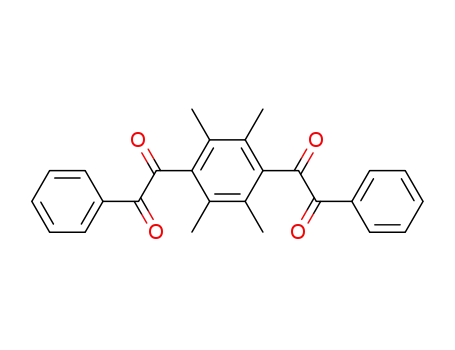 Molecular Structure of 106877-53-6 (Ethanedione, 1,1'-(2,3,5,6-tetramethyl-1,4-phenylene)bis[2-phenyl-)