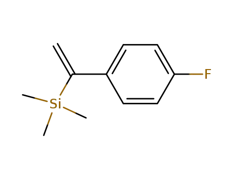 Molecular Structure of 140843-92-1 (Silane, [1-(4-fluorophenyl)ethenyl]trimethyl-)