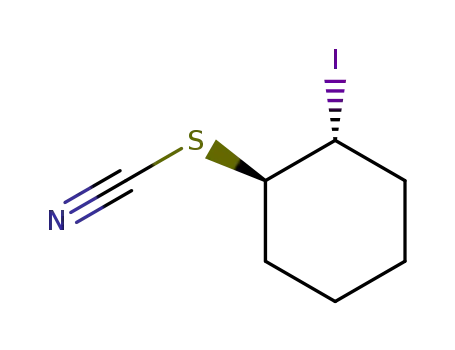 Thiocyanic acid, 2-iodocyclohexyl ester, trans-