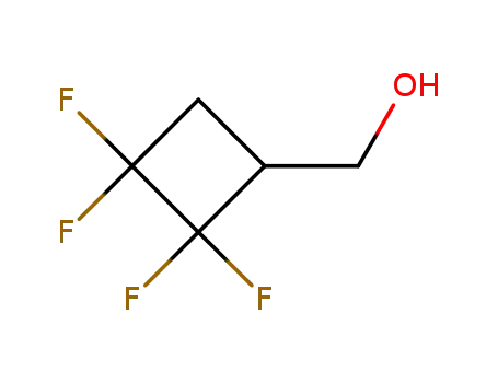 Molecular Structure of 378-17-6 (2,2,3,3-tetrafluorocyclobutanemethanol)