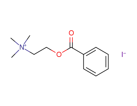 Molecular Structure of 17518-43-3 (BENZOYLCHOLINE IODIDE)