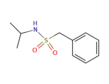 Molecular Structure of 85952-15-4 (N-isopropyl-1-phenyl methanesulfonamide)