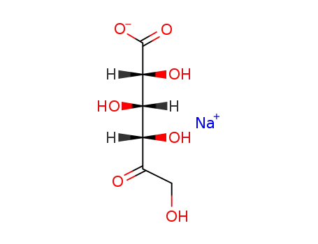 Molecular Structure of 28538-09-2 (sodium D-xylo-5-hexulosonate)