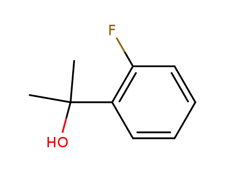 Molecular Structure of 320-12-7 (2-(2-Fluorophenyl)propan-2-ol)