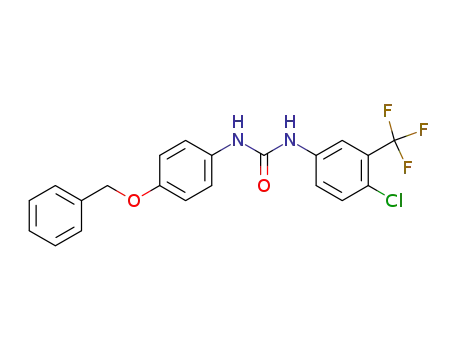 1-(4-benzyloxy-phenyl)-3-(4-chloro-3-trifluoromethyl-phenyl)-urea
