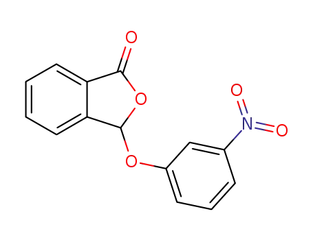 Molecular Structure of 132455-11-9 (3-(3-Nitro-phenoxy)-3H-isobenzofuran-1-one)